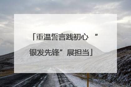 重温誓言践初心 “银发先锋”展担当