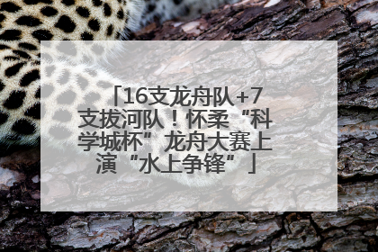 16支龙舟队+7支拔河队！怀柔“科学城杯”龙舟大赛上演“水上争锋”