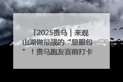 2025贵马｜来观山湖做最靓的“显眼包”！贵马跑友赛前打卡点燃奔跑热情