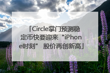 Circle掌门预测稳定币快要迎来“iPhone时刻” 股价再创新高