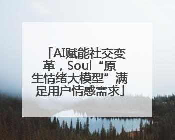 AI赋能社交变革，Soul“原生情绪大模型”满足用户情感需求