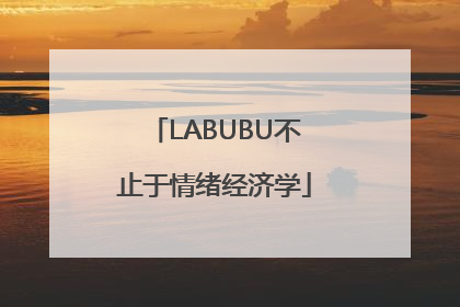 LABUBU不止于情绪经济学